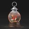 Roman 9.75" LED Lighted Cardinal Round Christmas Snow Globe Lantern